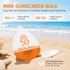 50 Pack Travel Size Sunscreen, SPF 50+ Mini Sunscreen Bulk