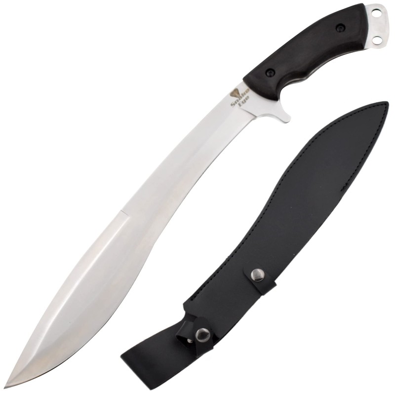 Snake Eye Machete with Heavy Duty Construction-Ergonomic Non-Slip Handle and