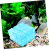 Totority Decorative Ice Cubes 50pcs Square Crystal Fish Tank Decor