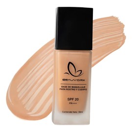 Base Maquillaje Líquido Beauyork 30 Ml Fps 50 Rostro