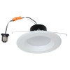 Topaz Lighting 79723 LED Recessed Retrofit Trim, 5"-6" Baffle, White,