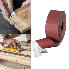 320 Grits Sanding Rolls 5 Meter, Sanding Paper, Flexible Abrasive Sandpaper Roll for Polishing Grinding, Emery Cloth For Metal Wood Tools…