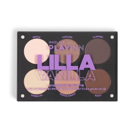 INGLOT Playinn Lilla Vanilla Eyeshadow Palette, A Collection of Six Unique Eyeshadows, Three Matte and Three Shiny Eyeshadows, Full Eye Make-Up, 8.4 g