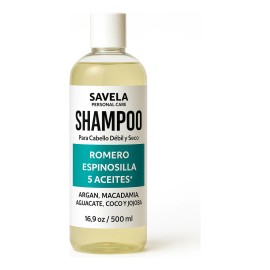 Shampoo Romero, Espinosilla Y 5 Aceites 500ml, Hidratante