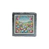 Spring Bunnies Slate Coaster – Festive Easter Decor with Adorable