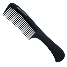Termix Professional Carbon Detangling Comb with a tough and durable fiber, anti-static and high temperature resistant.
