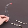 5 Pieces Bend-Shape Transparent Acrylic Earring Try-on Stick Try-Free Earrings
