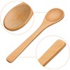 Mix&Home Cucharas de Bambú para Agitador de Café, 6 Piezas,