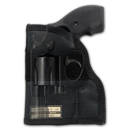 Barsony Pocket Holster for 2", Snub-Nose .38 .357 Revolvers (S&W 638CT M&P340CT)