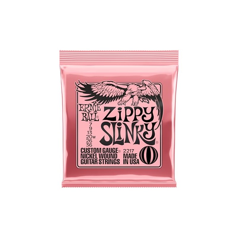 Ernie Ball Zippy Slinky Nickel Wound E-Gitarrensaiten - St√§rke 7