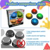 Gelabur 8-Pack Buzzers for Trivia Games, Answer Buzzers for Classroom,
