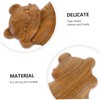 Healvian Wooden Shaped Comb Wide Scalp for Curly Hair Sandalwood