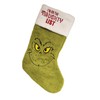 Divas World The Grinch Christmas Stocking: Large Green Naughty/Nice List
