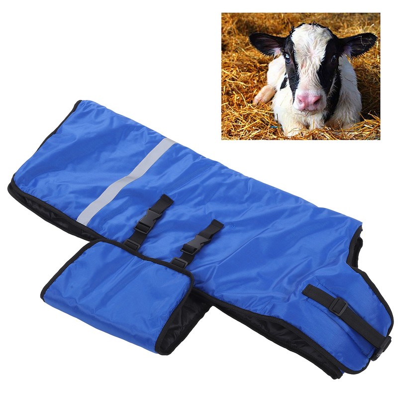 Farm Calf Cow Baby Warm Clothes Oxford Fabric Coat Wind
