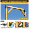 WOWACE 2pcs 45 Degree Angle Support Brackets, 4x4 (Actual 3.5''x3.5'')