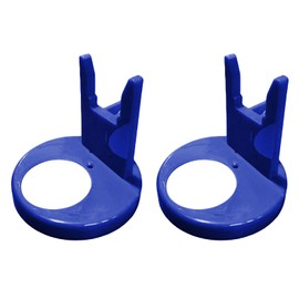 QIXIAMO 2X Glues Guns Stand Glues Guns Holder Hot Glues Bracket Hot Glues Heaters Base Hot Glues Rack Easy to Use for Craftsmen, 8x8x8.5cm, Blue