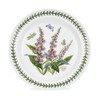 Portmeirion Botanic Garden Digitalis Purpurea Foxglove 10-in Dinner Plate