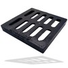 DuuMuut Cast Iron Drain Grate, 9x9 Outdoor Drain Cover, B125