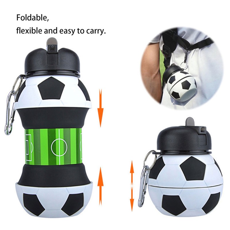 Outdoor Sports Water Bottle Household Silicone Folding Student Water Cup