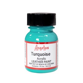 Angelus Acrylic Leather Paint, 1 Fl Oz (Pack of 1), Turquoise