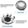 6Pcs Shaver Replacement Heads,Shaver Head Replacement Blades with Pointed Blade,