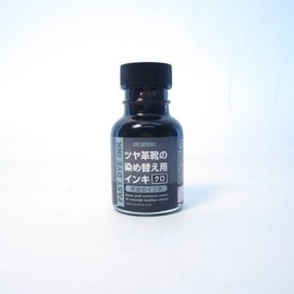 Columbus Dye Replacement Ink for Glossy Leather Shoes, Fast Dye Black, 2.4 fl oz (70 ml)