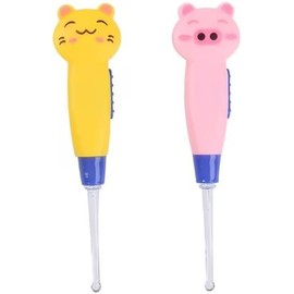 1Pc Cute Flashlight Earpick, Ear Wax Removal LED Light Illuminated Ear Pick Remover, Earwax Cleaning and Removal Tools, Light LED Earpick Wax for Adults Ear Safe, Ear Care, Earwax Removal Products