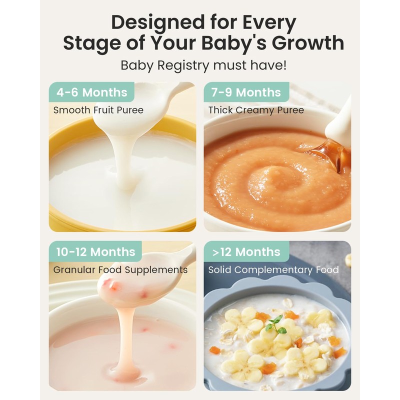 Baby Food Maker Baby Food Processor Steamer Puree Blender Machine