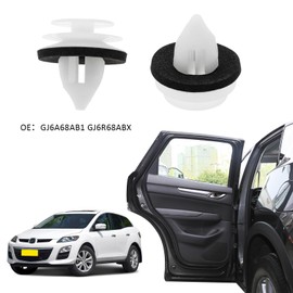 LT Easiyl 30pcs Car Door Trim Panel Clips GJ6A68AB1 GJ6R68ABX Car Door Inner Lining Guard Plate Buckle Door Panel Decorative Fixing Buckle Compatible with Mazda