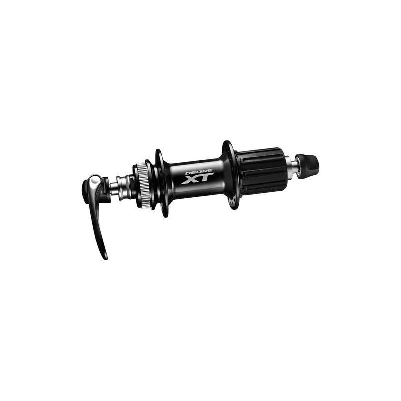 Shimano Unisex – Erwachsene Deore XT Hinterrad Nabe, Schwarz, 32