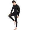 speerise Mens Spandex Bodysuit Long Sleeve Unitard Zipper Dance Leotard