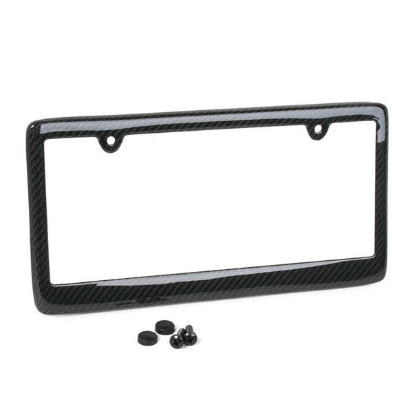 100% Real Carbon Fiber License Plate Frame - Carbon Fiber