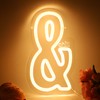 “& Chill” LED Neon Sign for Wall Decor,Aesthetic Light Up