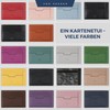 VON HEESEN Genuine Leather RFID Card Holder Made of Nappa