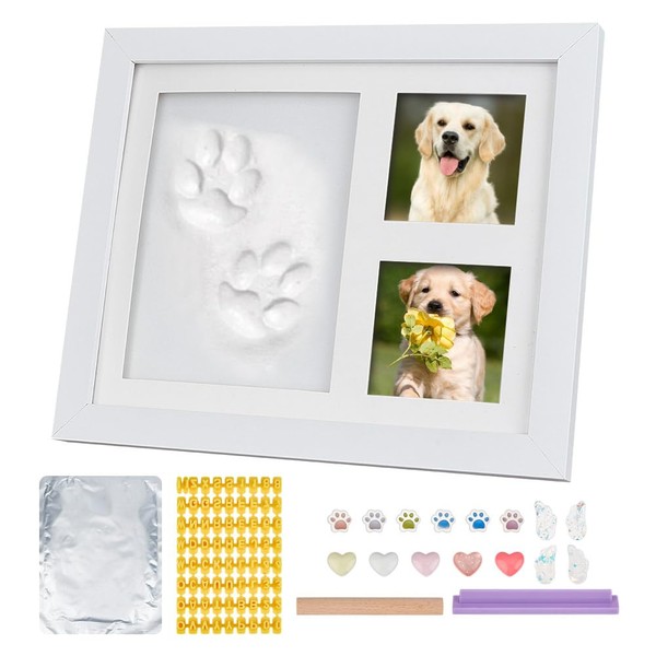 OLYCRAFT Dog or Cat Paw Print Keepsake Kit White 11x9x0.7