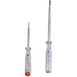 2PC ELECTRICAL MAINS VOLTAGE TESTER ELECTRICIANS INSULATED SCREWDRIVER