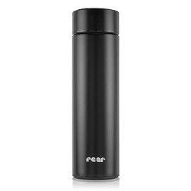 ColourDesign Stainless Steel Insulated Flask, 450 ml, Thermal Flask, Ideal for Children, Small and Handy, Black