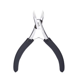 QVS Nagelhautzange Fußpflege Pediküre Maniküre mit Gummigriffen