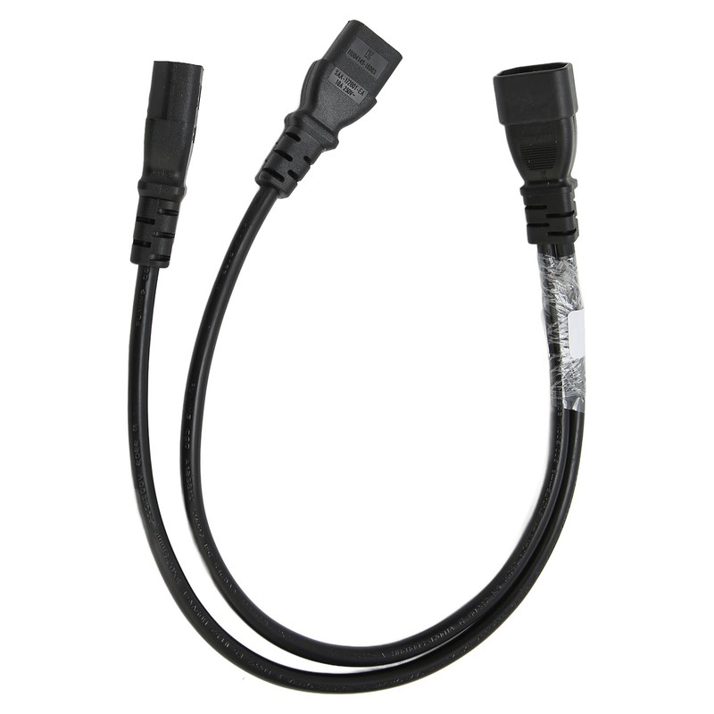 Single C14 to Dual 5 15R C13 Cord Short Power