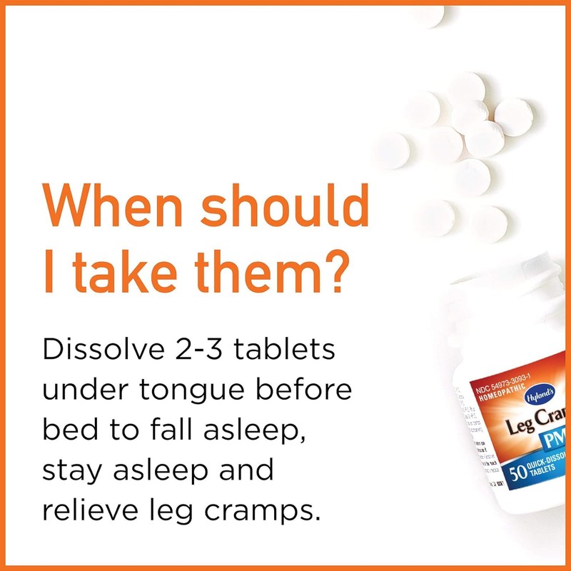 Hyland's Leg Cramps PM With Quinine Tablets 50 ea (