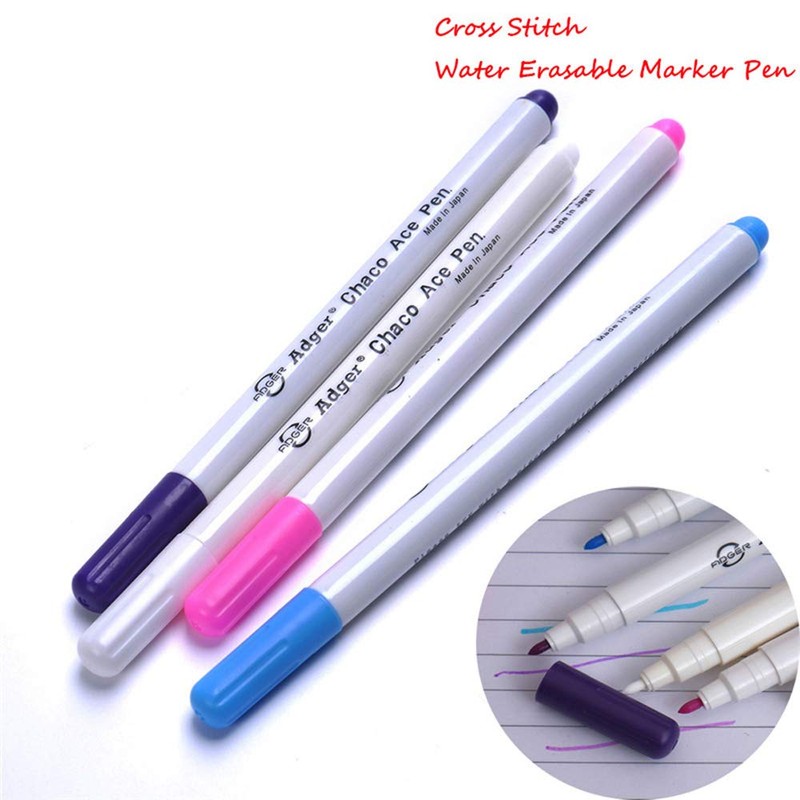 Water Erasable Fabric Marking Pen, Water Soluble Temporary Marker Pen