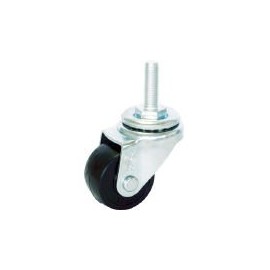yu-ei Screw Castors Flexible Car 75 Diameter Hard Rubber Wheel st75rhm1640