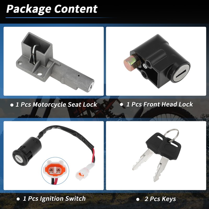 TUCKBOLD Motorcycle Ignition Switch Set for Surron Light Bee X/S
