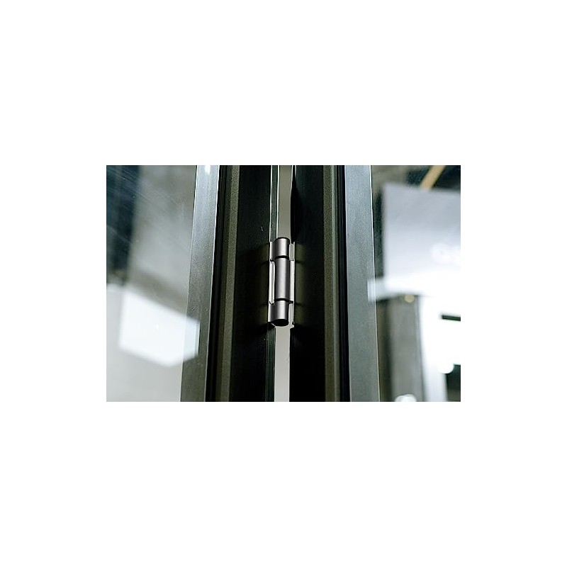 Richelieu 5823CB1 Onward Full Mortise Adjustable Spring Butt Hinge for