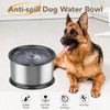 Twinsing Replacement Fixed Border for 4.5L/1.2Gal Dog Water Bowl, Black