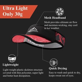 Sport Sun Visor Hats for Men Women Headsweats Sunvisor Cap for Men Women Sun Visors for Running, Golf, Tennis, Softball