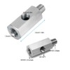 Suuonee Oil Pressure Sensor Adapter, M10 Stainless Steel Oil Pressure