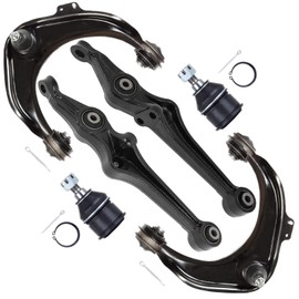 SCITOO 6pc Front Suspension Kit Lower Control Arm Upper Control Arm and Ball Joint Lower Ball Joint 2001-2003 for Acura CL 1999-2003 for Acura TL 1998-2002 for Honda for Accord