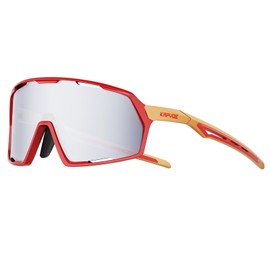 KAPVOE Polarised Cycling Glasses Men Women MTB Glasses TR90 Frame Road Bike Glasses UV400 Protection Cycling Glasses Sports Sunglasses for Cycling Running Volleyball Baseball Golf Cycling Glasses
