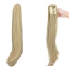 Clip-In Ponytail Hair Extensions, Lightly Wavy Braid Hair Extension with
